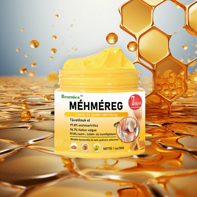 🍯🐝 BEARNICA™ Bee Venom Advanced ízület- és csontkezelő krém🔥 (Utolsó napi akció, 80% kedvezmény)