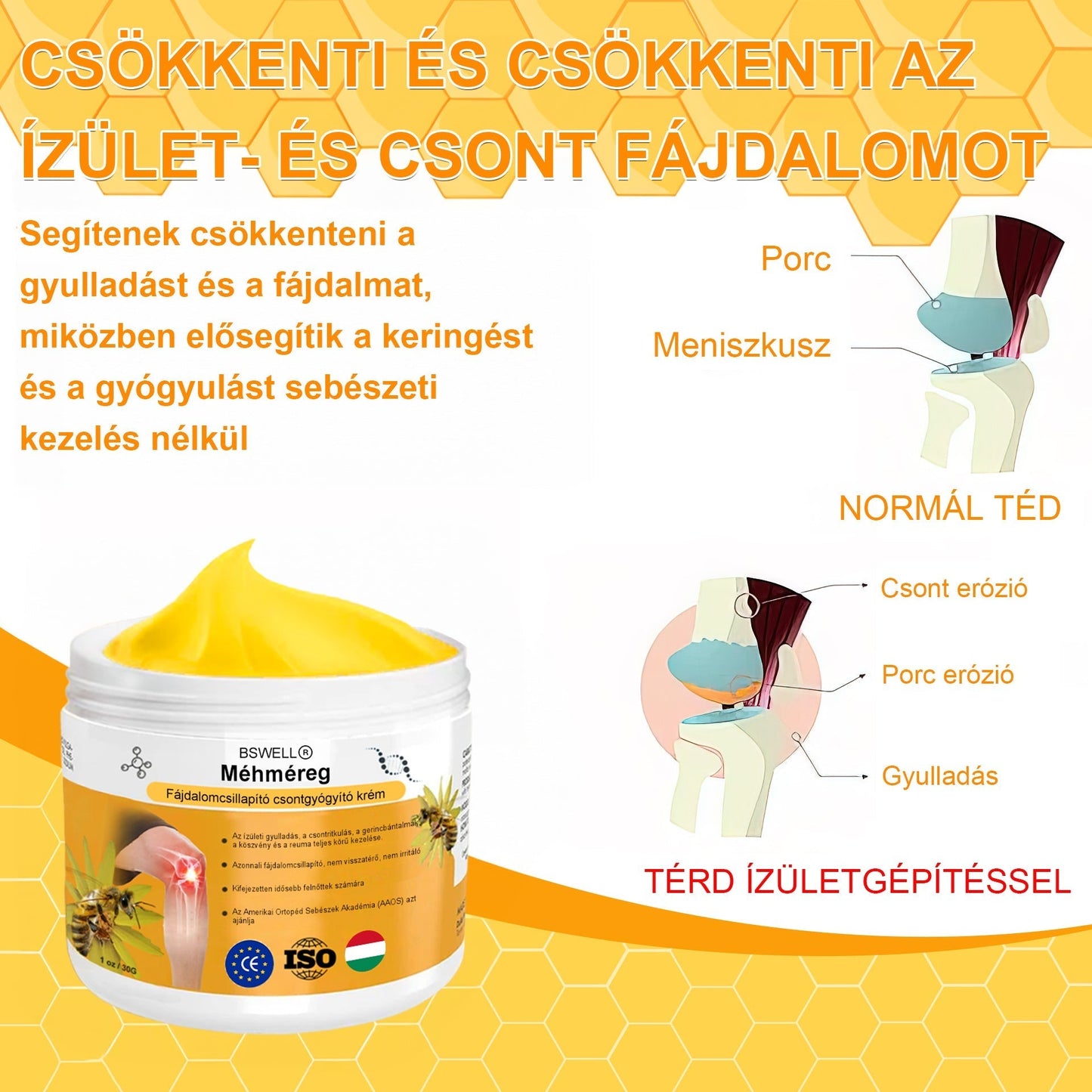 BSWELL® Méregtelenítő és csontregeneráló krém🌱𝐀𝐀𝐎𝐒 𝐚𝐣á𝐧𝐥𝐣𝐚 (Szakosodott ortopédiai betegségekre és fájdalomra)🌈