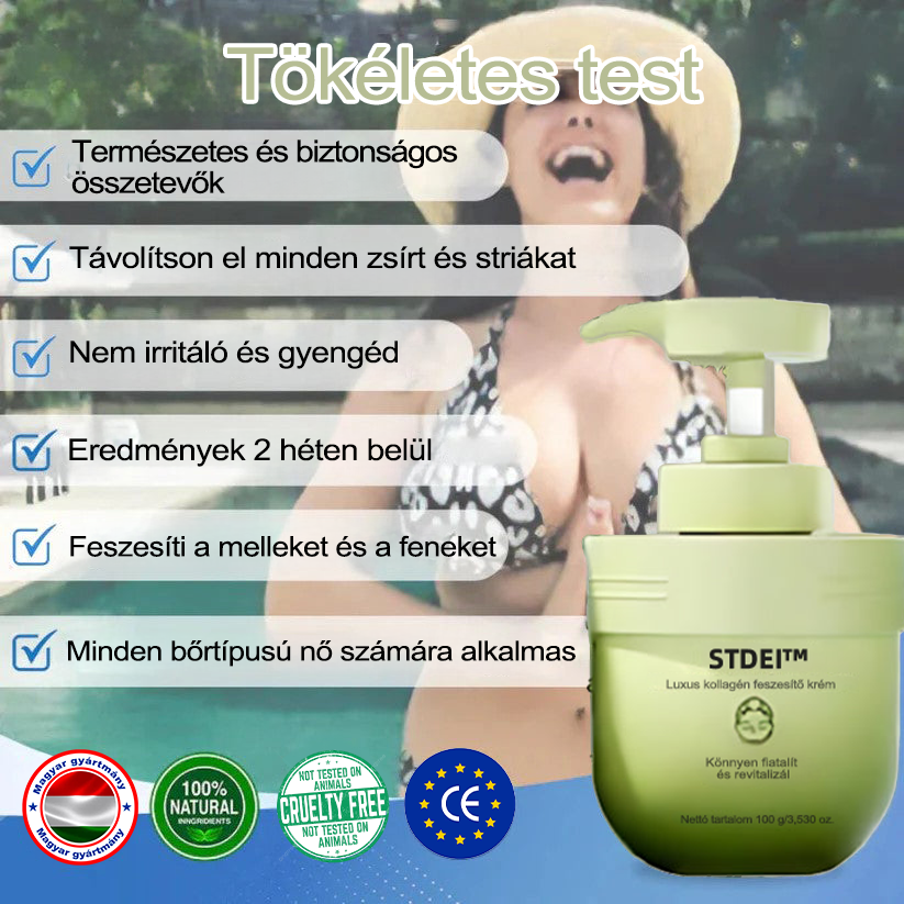 STDEI™ Luxus Kollagénfeszesítő Krém (🔥70% kedvezmény korlátozott ideig!)💥