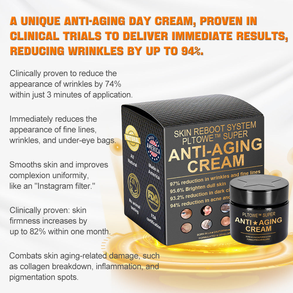 đ„đ„đ„PLTOWEâą Super Anti-Aging Creamđ„ KorlĂĄtozott idejƱ kedvezmĂ©ny UtolsĂł 30 perc (Minden korosztĂĄly szĂĄmĂĄra alkalmas)