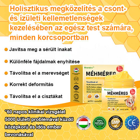🍯🐝 BEARNICA™ Bee Venom Advanced ízület- és csontkezelő krém🔥 (Utolsó napi akció, 80% kedvezmény)