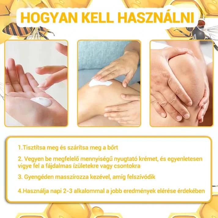 🌿🌿 BEARNICA™ Bee Venom Advanced ízület- és csontkezelő krém🔥 (Utolsó napi akció, 70% kedvezmény)