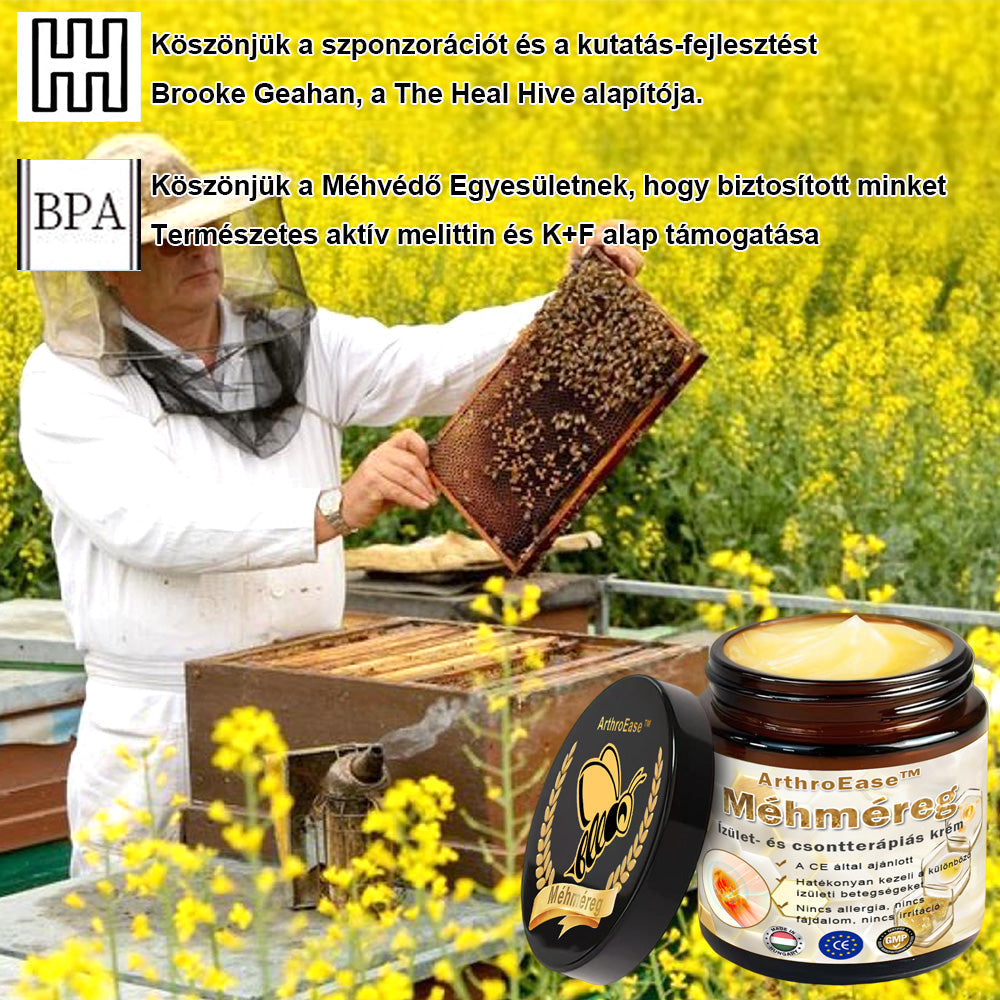 ArthroEase™ Méhméreg ízületi terápiás krém (kifejezetten idősebb felnőttek számára és az AAOS ajánlja)🐝🎁