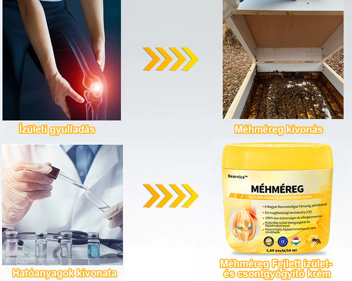 🌿🌿 BEARNICA™ Bee Venom Advanced ízület- és csontkezelő krém🔥 (Utolsó napi akció, 70% kedvezmény)