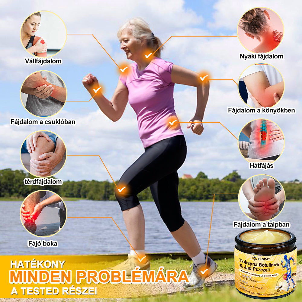 ✅TLOPA® Fájdalomcsillapító, csontregeneráló krém botulinum-toxinnal és méhméreggel 🐝