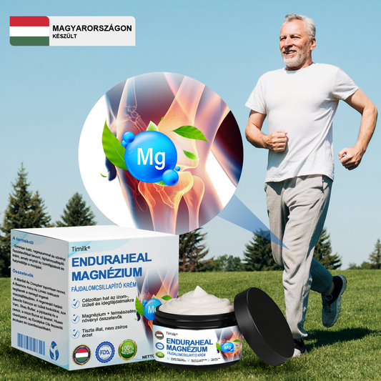 Timilk® EnduraHeal magnéziumos fájdalomcsillapító krém (ízületi gyulladás, neuropátia, reuma, sportsérülések stb. kezelésére)
