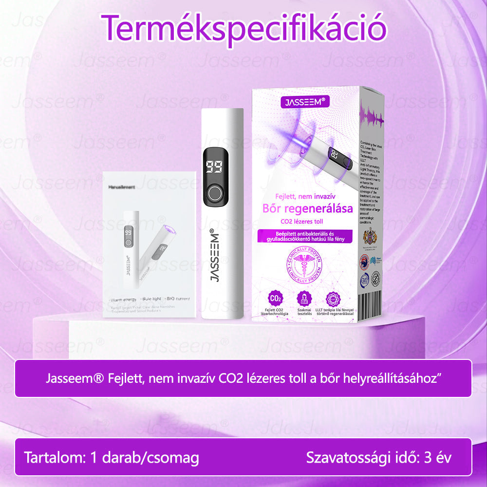 𝐉𝐚𝐬𝐬𝐞𝐞𝐦® Fejlett, nem invazív bőrjavító CO₂ lézeres toll 🎉 (Gyengéden eltávolítja a szemölcsöket, anyajegyeket, öregségi foltokat és bőrkinövéseket – fájdalom és gond nélkül!)🔥