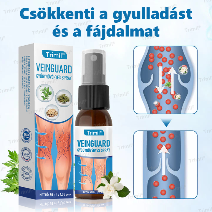 🌿Trimil® VeinGuard Gyógynövényes Spray - 👨‍⚕️ Klinikailag bizonyított, hogy mindössze 7 nap alatt megszünteti a visszereket!✨