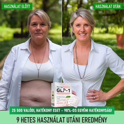 🔥🔥Tooyes® GLP-1 Magas Koncentrációjú Folyékony Gyöngyök – NAD+, Moringa, HCA összetevőkkel (Fogyás, Öregedésgátlás, Bél- és Immunrendszer támogatás, Vércukorszint egyensúly, Szív- és Agyegészség) ⚡