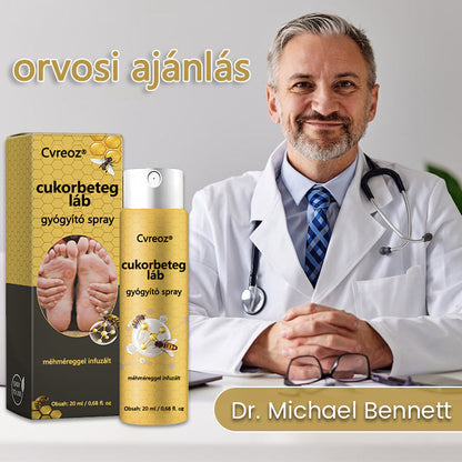 Cvreoz® méhméreg gyógyító spray a sebek gyógyulására és regenerálására a kezeken és a lábakon🌿🌿