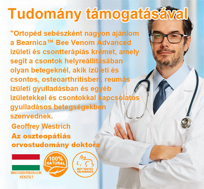🍯🐝 BEARNICA™ Bee Venom Advanced ízület- és csontkezelő krém🔥 (Utolsó napi akció, 80% kedvezmény)